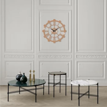 Image of Metal Wall Clock 16 - Copper Copper Decorative Metal Wall Clock