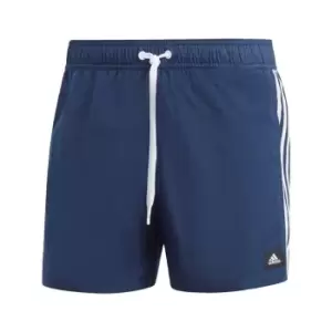 image of adidas 3-Stripes CLX Swim Shorts Mens - Team Navy Blue 2 / White