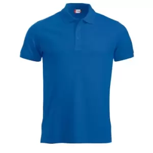 image of Clique Mens Manhattan Polo Shirt (S) (Royal Blue)