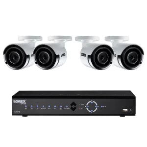 image of Lorex CCTV 8 Channel 4K Ultra HD NVR 2TB + 4 x 4MP Super HD Cameras