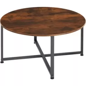 Image of Tectake - Coffee table Aberdeen - bedside table, lamp table, side table - industrial dark - industrial dark