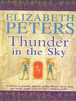 Image of Thunder in the Sky by Elizabeth Peters Paperback