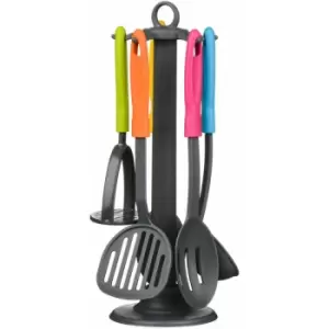 Image of 5pc Grey Nylon Kitchen Tool Set - Premier Housewares
