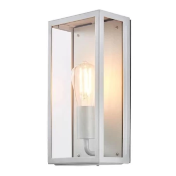 Image of Forum Lighting 42W Zinc Minerva Lantern Box Silver - ZN-20944-SIL