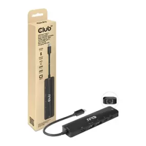 image of Club3D USB Gen1 Type-C 6-in-1 Hub