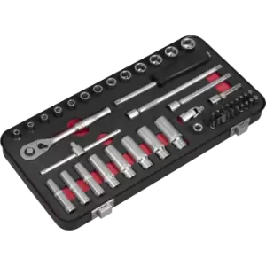 Image of Sealey Premier Platinum Series 49 Piece 1/4" Drive Socket Set 1/4"