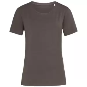 Image of Stedman Womens/Ladies Stars T-Shirt (XS) (Dark Chocolate Brown)