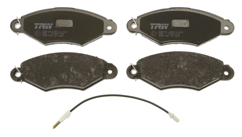 Image of TRW GDB1402 Brake pad set incl. wear warning contact Brake Pad Set,disc brake (402)