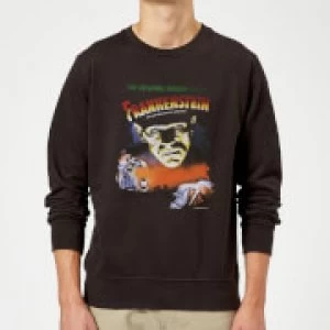 image of Universal Monsters Frankenstein Vintage Poster Sweatshirt - Black