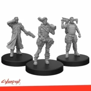 Image of Cyberpunk Red Miniatures: Edgerunners B (Tech, Nomad, and Fixer)