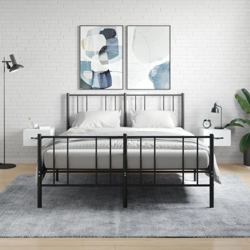 Image of VIDAXL Wall-mounted Bedside Cabinets 2 pcs White 35x35x20cm Vidaxl 8720845946463
