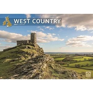 Image of WEST COUNTRY A4 CALENDAR 2021 Paperback 2020