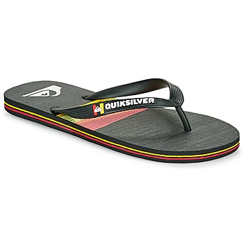Image of Quiksilver MOLOKAI SEASONS mens Flip flops / Sandals (Shoes) in Black,10,11,12,13