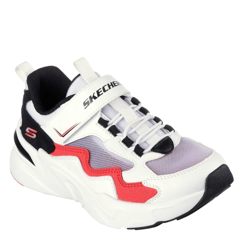 Image of Skechers Bobsbamina White/Red/Black unisex C11 (28.5)