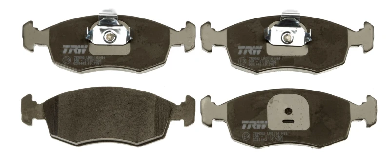 Image of TRW GDB1443 Brake pad set not prepared for wear warning indicator Brake Pad Set,disc brake (402)