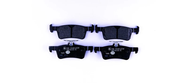 Image of HELLA Brake pad set HELLA 8DB 355 021-701