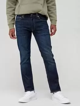 Image of Levis 511 Slim Fit Jeans - Dark Indigo, Dark Indigo, Size 33, Length Regular, Men