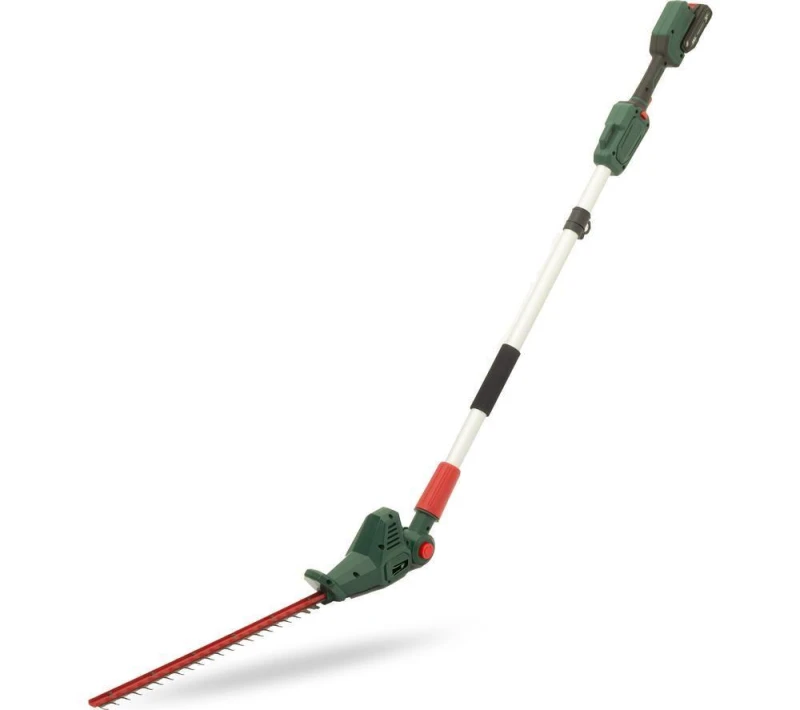 Image of WEBB Eco WEV20PHTB2 Cordless Pole Hedge Trimmer - Green, Red & Silver, Green 5055661905435
