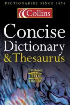 Image of Collins Concise Dictionary and Thesaurus Hardback