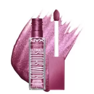 image of NYX Professional Makeup Ultimate Glow Shots Liquid Shimmery Eyeshadow Plum Player