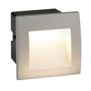 Image of Searchlight Lighting - Searchlight Ankle - LED Indoor / Outdoor Square Recessed Wall Light Grey IP65