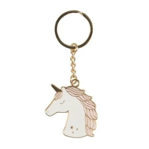 Image of Sass & Belle Rainbow Unicorn Keyring