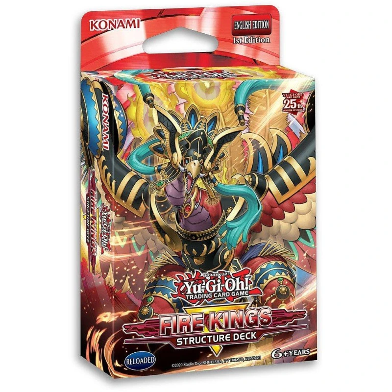 Image of Yu-Gi-Oh Yu-Gi-Oh Structure Deck Fire Kings - White White One Size
