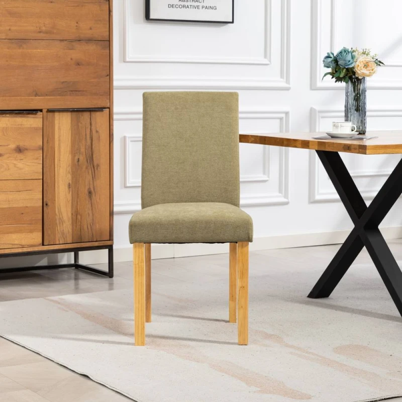 Image of Artemis Home Almont Fabric Dining Chairs - Set of 2 in Pale Green Size: 2 Pack Pale Green Unisex 2 Pack