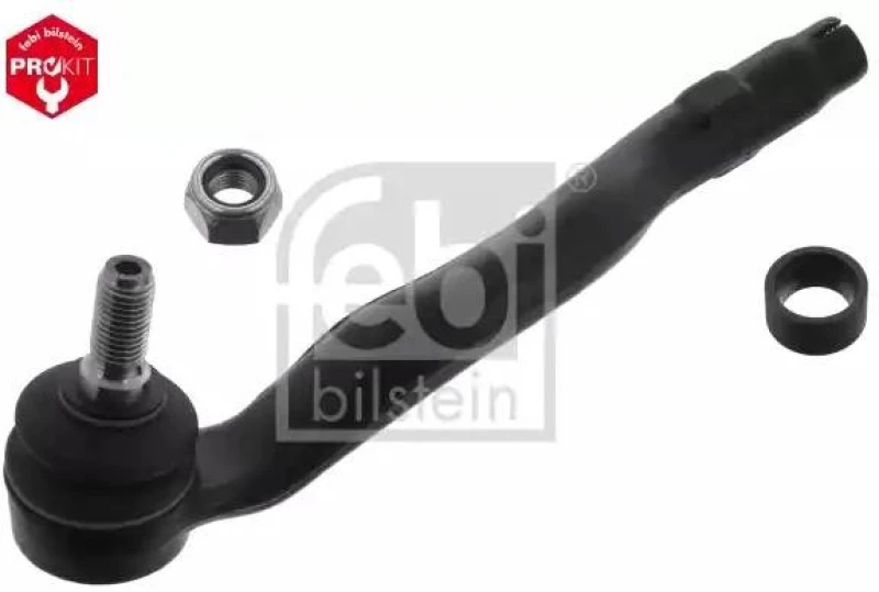 Image of FEBI BILSTEIN 100333 Track rod end OE Turbo NEW, Front Axle Left Tie Rod End (914)