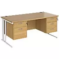 image of Dams International Desk MCM16P23WHO 1,600 x 800 x 725 mm