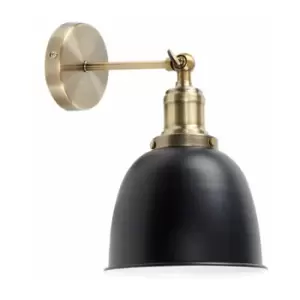 Image of 2 x Adjustable Knuckle Joint Wall Lights - Black