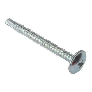 Image of ForgeFix Baypole Self-Drill Screw Phillips Wafer Head ZP 4.8 x 100mm Box 100