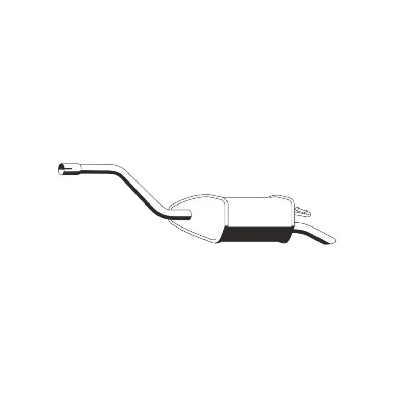 Image of ERNST 344180 Rear silencer End Silencer (3437)