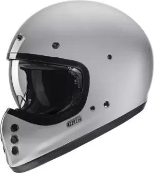 image of HJC V60 Solid Helmet, grey, Size 2XL, grey, Size 2XL