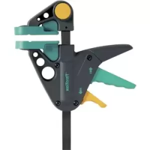 image of One-handed clamp EHZ PRO Wolfcraft 3457000 Span width (max.):300 mm Nosing length:65 mm