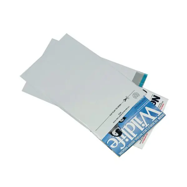 image of GoSecure GoSecure Envelope Lightweight Polythene 235x310mm Opaque (Pack of 100) PB11123 PB11123