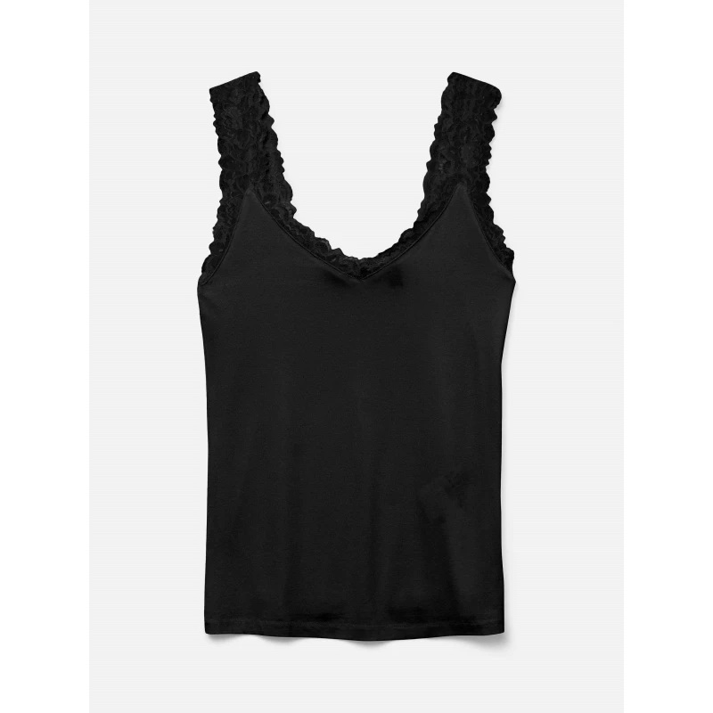 Image of Vero Moda VM Rosa SL Top Ld62 Black female 8 (XS)