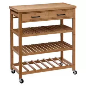 image of 5Five Kitchen Bamboo Trolley