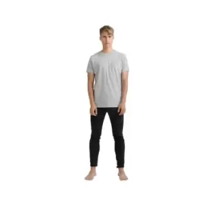 Image of Mantis Mens Superstar Short Sleeve T-Shirt (S) (Charcoal Grey Melange)