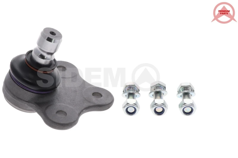 Image of SIDEM 19082 Ball joint Lower Front Axle, with fastening material Support-/Steering Link (2462)