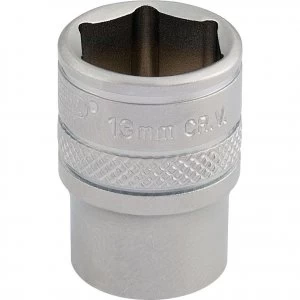 Image of Draper 1/4" Drive Satin Finish Hexagon Socket Metric 1/4" 13mm