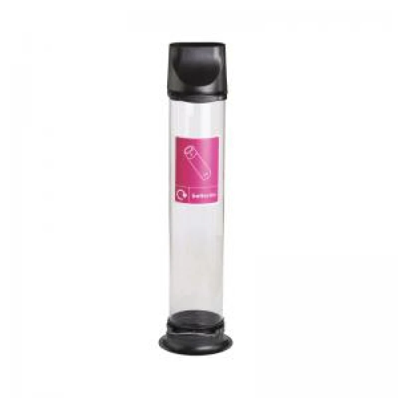 Image of Value Battery Recycling Bin 15 Litres Black/Clear 433151
