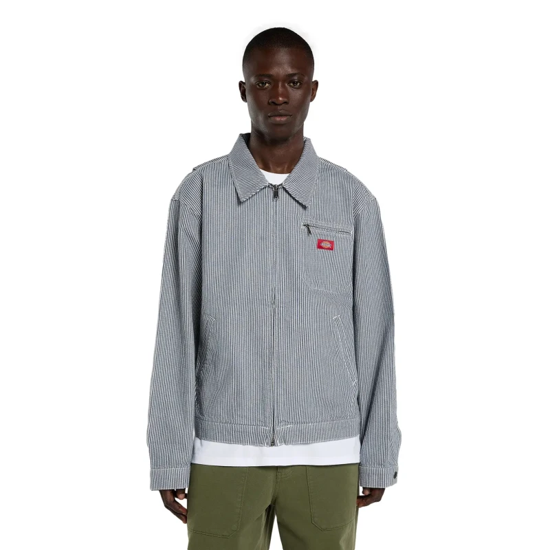 Image of Dickies Jacket Dickies Hickory Bleu Male S