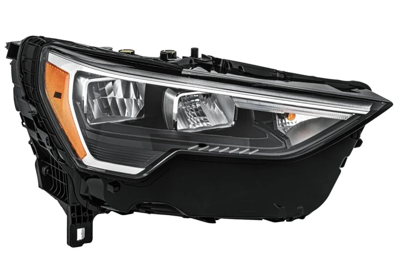 Image of HELLA 1EX 354 870-061 Headlights PWY24W, without control unit, Right, with bulbs, Bulb Technology Headlight (259)