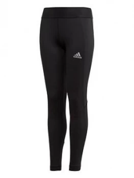 Image of Adidas Girls Aeroready W Ask Tights - Black