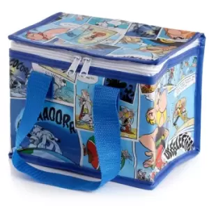 Image of Recycled Plastic Reusable Woven Cool Bag Lunch Box - Asterix Comic Strip