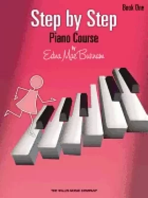 Image of step by step piano course book 1