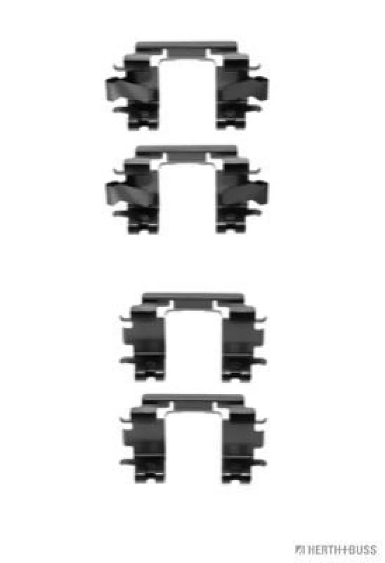 Image of Brake pad fitting kit HERTH+BUSS JAKOPARTS J3664012