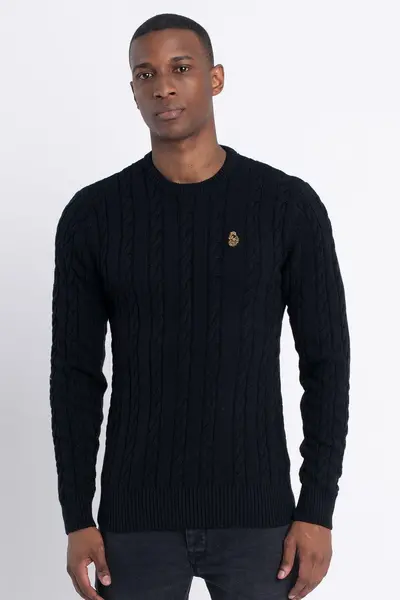 Image of Luke 1977 Aspen Cable Jumper Jet Black