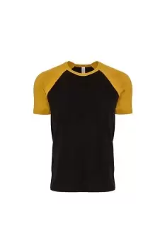 Image of Contrast Cotton Raglan T-Shirt